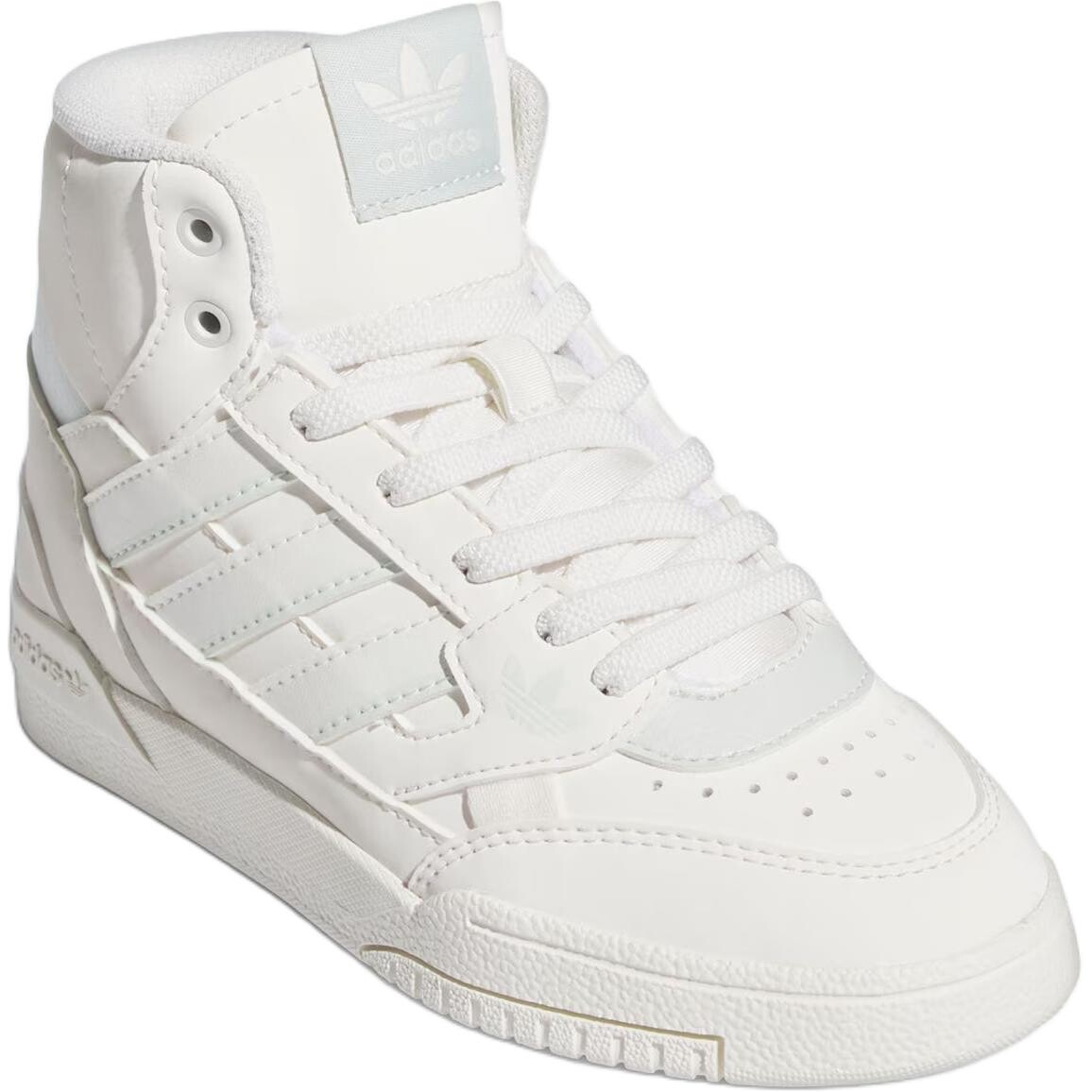 DROP STEP SE Kids" Скейтбординг Обувь для детей Adidas Originals, цвет Bright White/Light Green/Jade White — фото 3