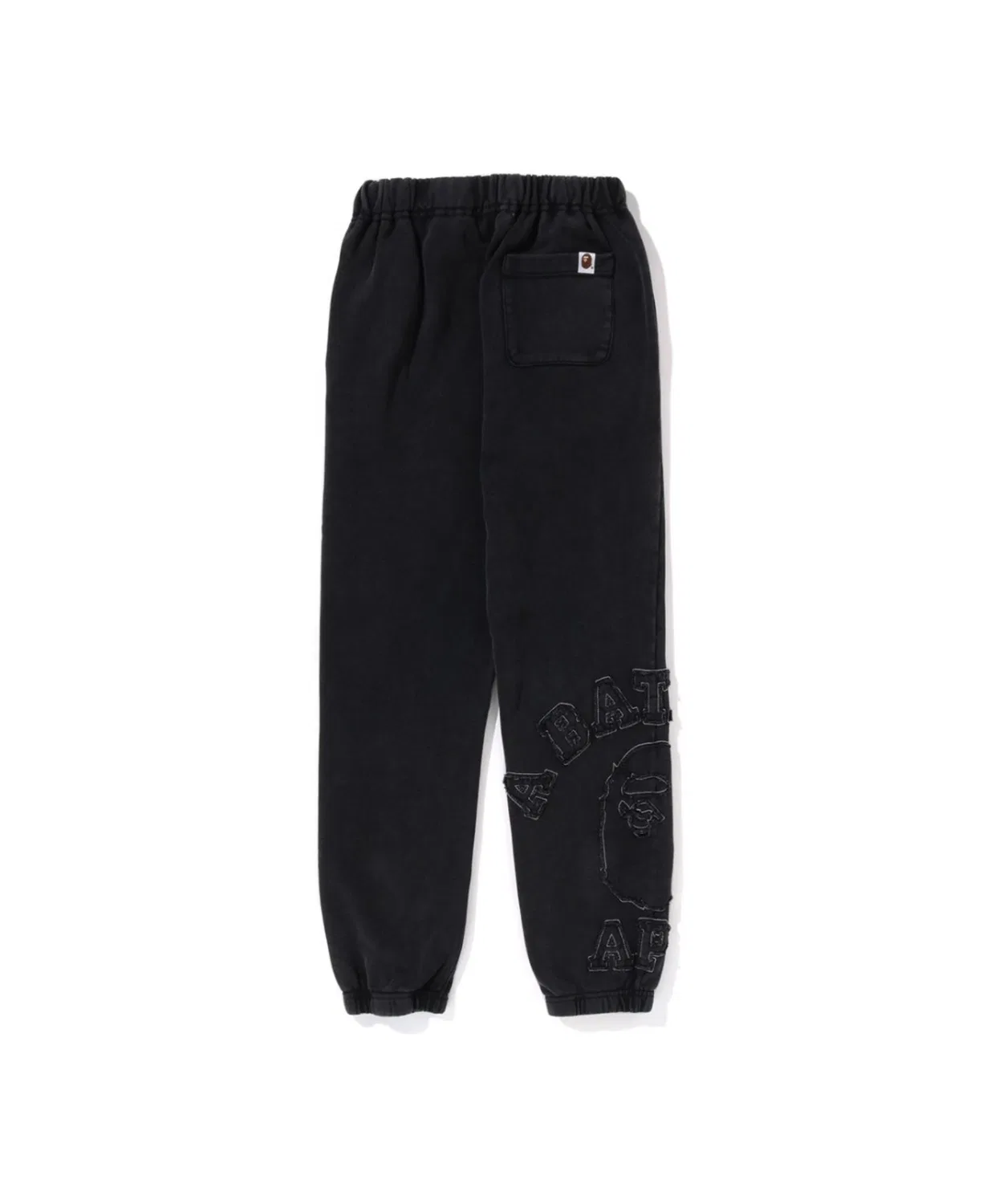 Спортивные штаны Vintage Washed College Patch с логотипом, хлопок, тёмно-синие — фото 2
