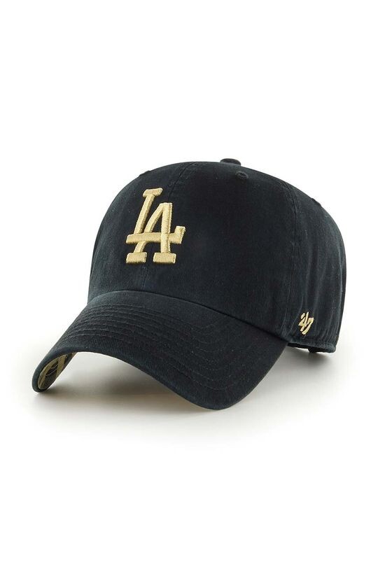 

Хлопковая бейсболка MLB Los Angeles Dodgers 47brand, черный