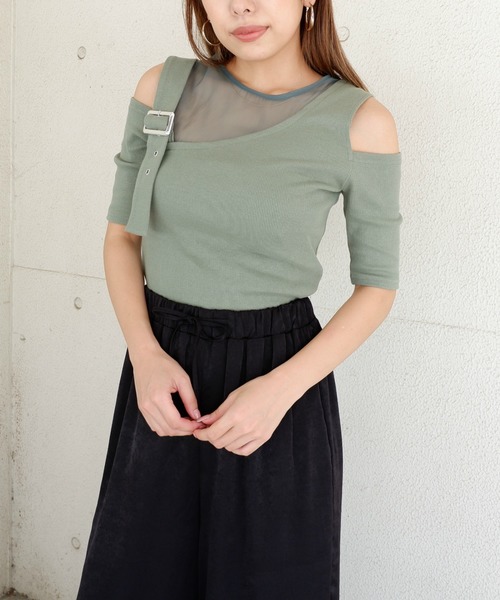 

Футболка, крой оверсайз, бренд SPIRALGIRL, цвет зеленый