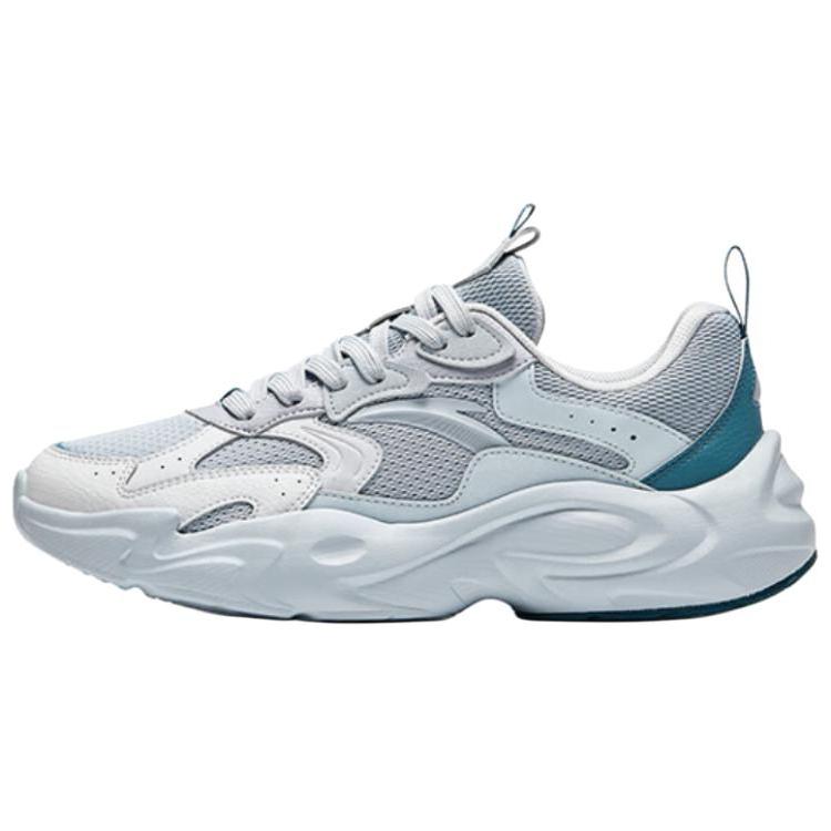 

Xingfeng 2 Low top мужские повседневные кроссовки серо-голубые ANTA, серый