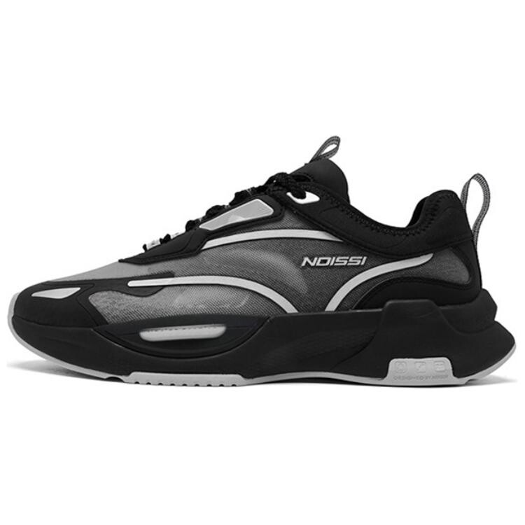 

Кроссовки мужские Lifestyle Shoes Men Low-Top Black Gray Qiaodan