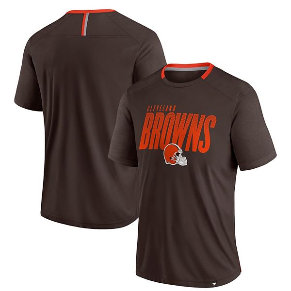 

Мужская футболка cleveland browns defender fade slant коричневого цвета Fanatics