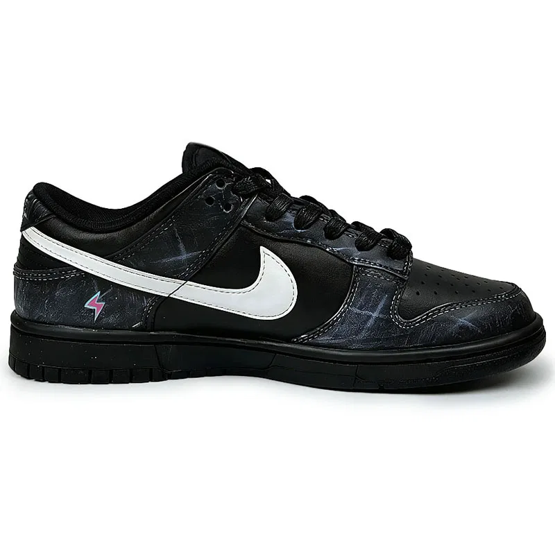 Кроссовки скейтбордические Nike Dunk Black White — фото 3