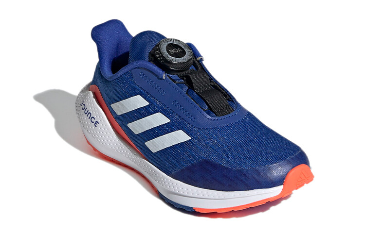 EQ21 RUN BOA Детские кроссовки Детские низкие синие/белые/оранжевые Adidas — фото 3