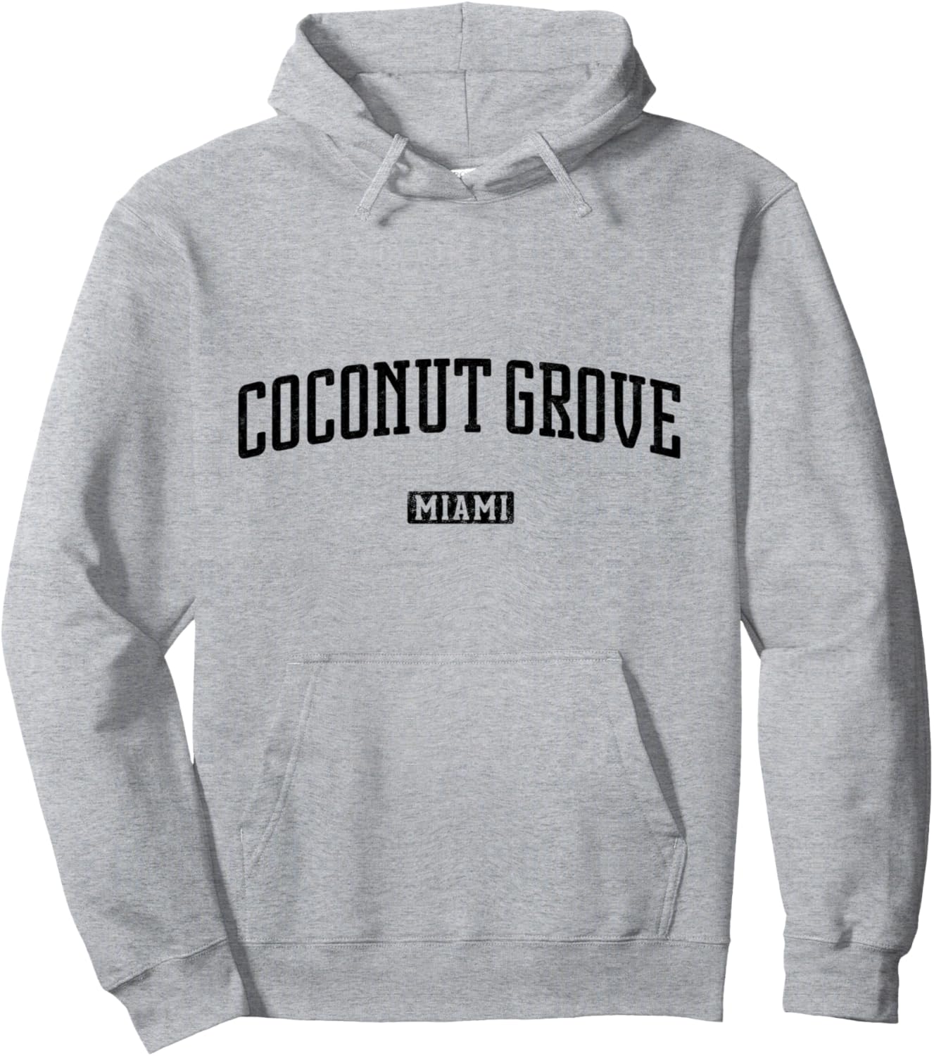 

Худи Coconut Glove Miami Vintage, серая Coconut Grove Apparel Co