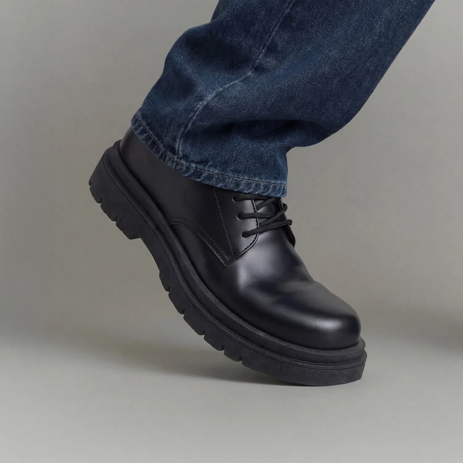 Мужские чёрные дерби Core Derby Basic от Sixft