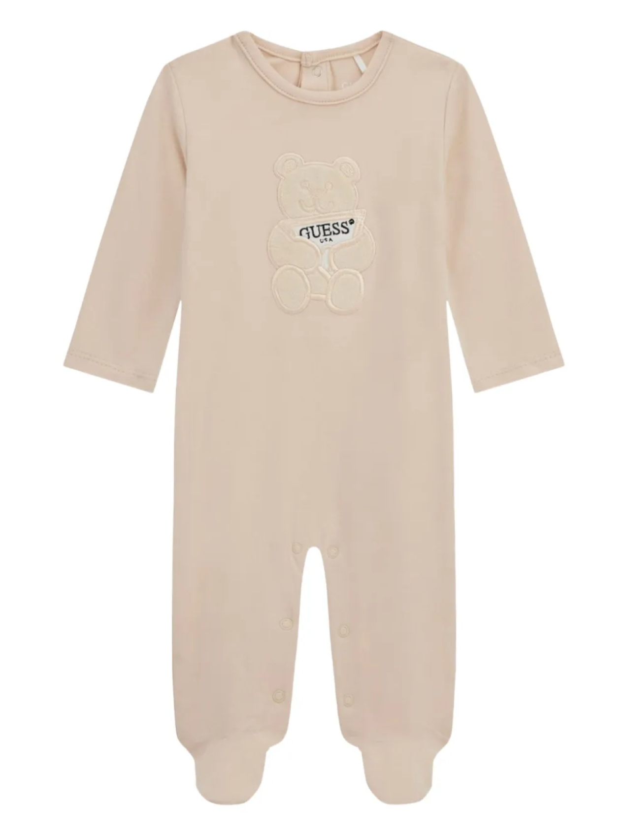 

Боди с вышитым логотипом guess kids, нейтральный