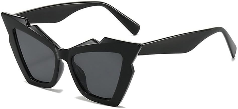 

Солнцезащитные очки с градиентным эффектом «кошачий глаз» для уличной фотографии, модные солнцезащитные очки для отдыха с индивидуальным дизайном, SUN2829 Generic, Black