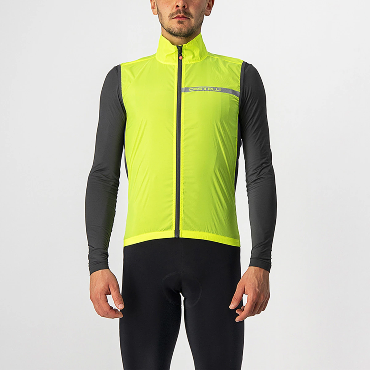 

Мужской велосипедный жилет Castelli Squadra стрейч, желтый