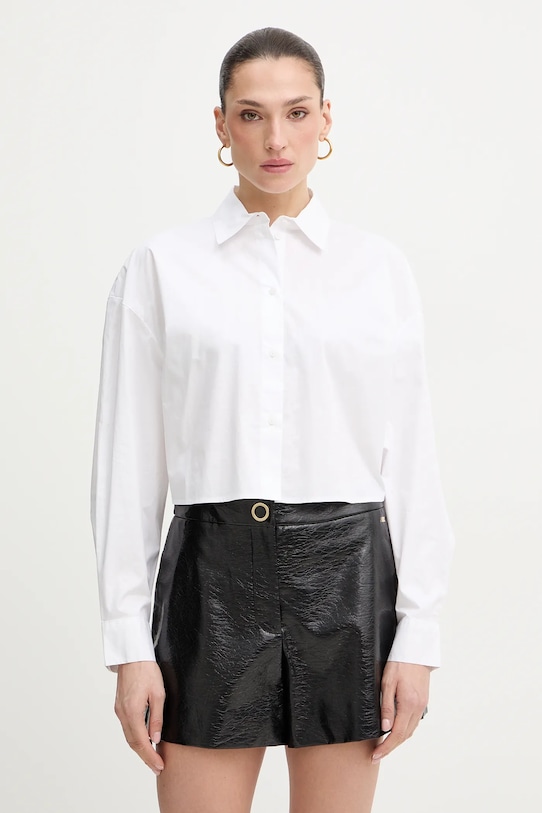 

Хлопковая рубашка Armani Exchange, белый