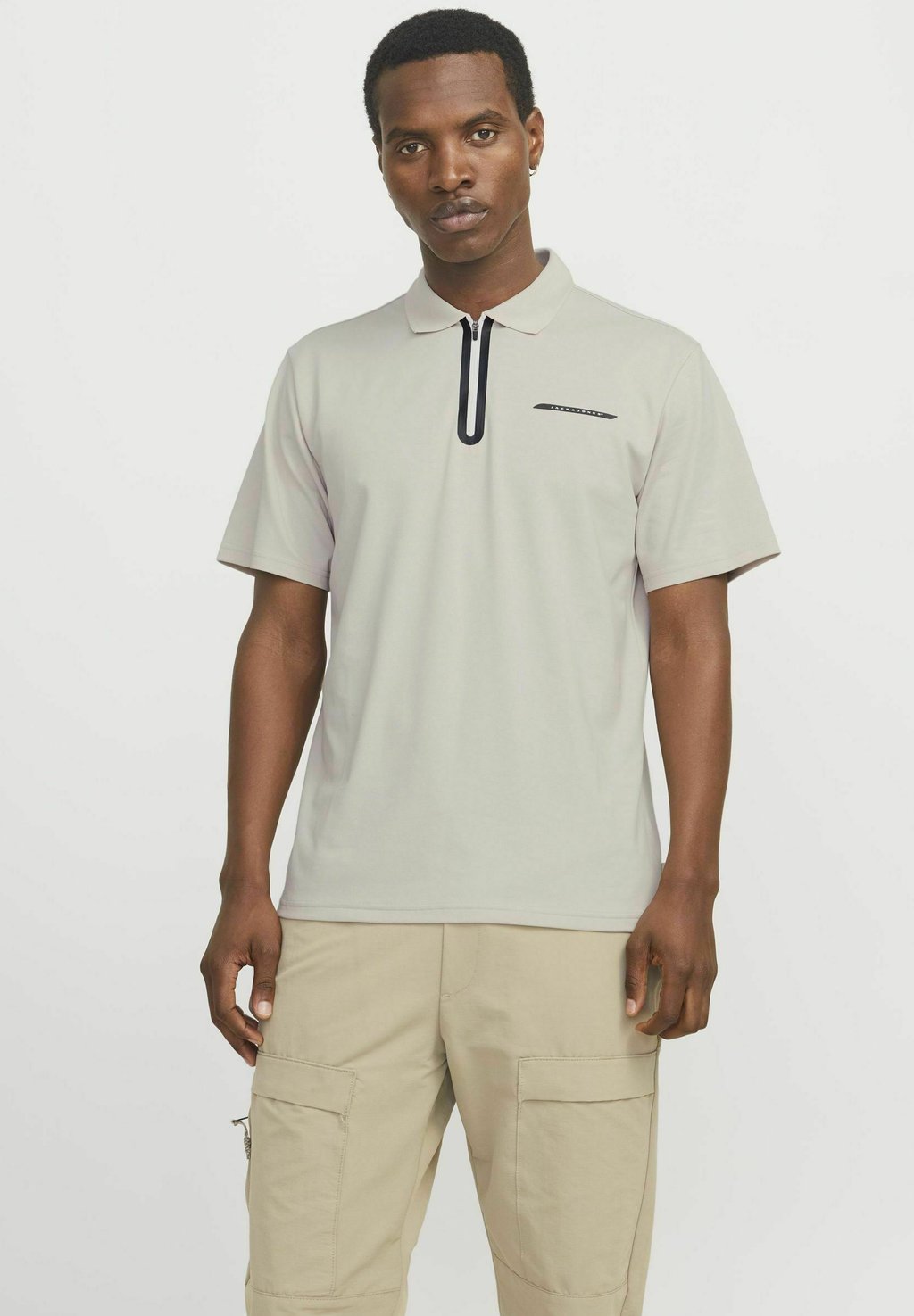 

Рубашка поло Jack & Jones, бежевый