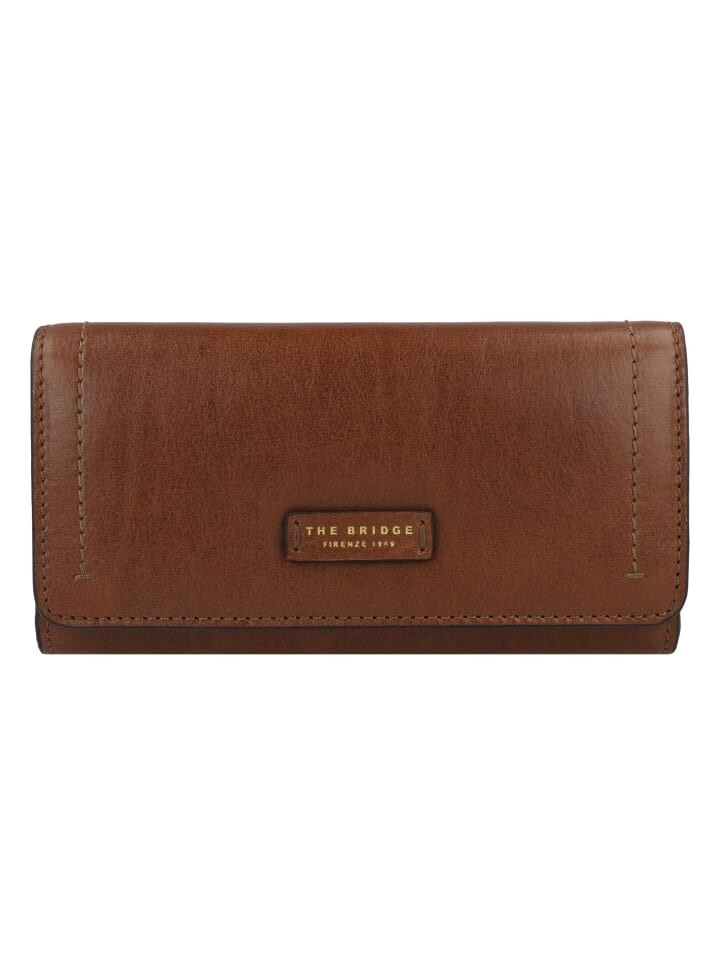 

Кошелек The Bridge Fiona RFID Schutz Leder 19 cm, цвет marrone