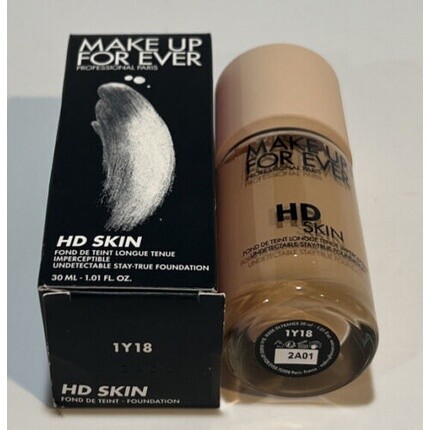 

MAKE UP FOR EVER HD Skin Необнаружимая стойкая тональная основа 1Y18 Теплый орех кешью Make Up Forever