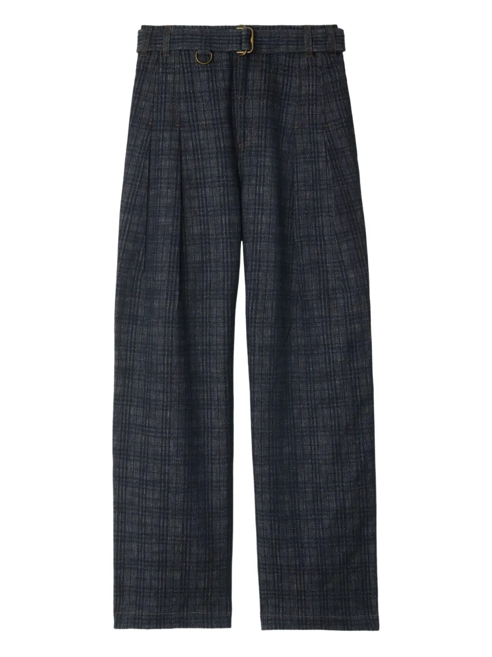 

Джинсы в клетку BURBERRY, синий