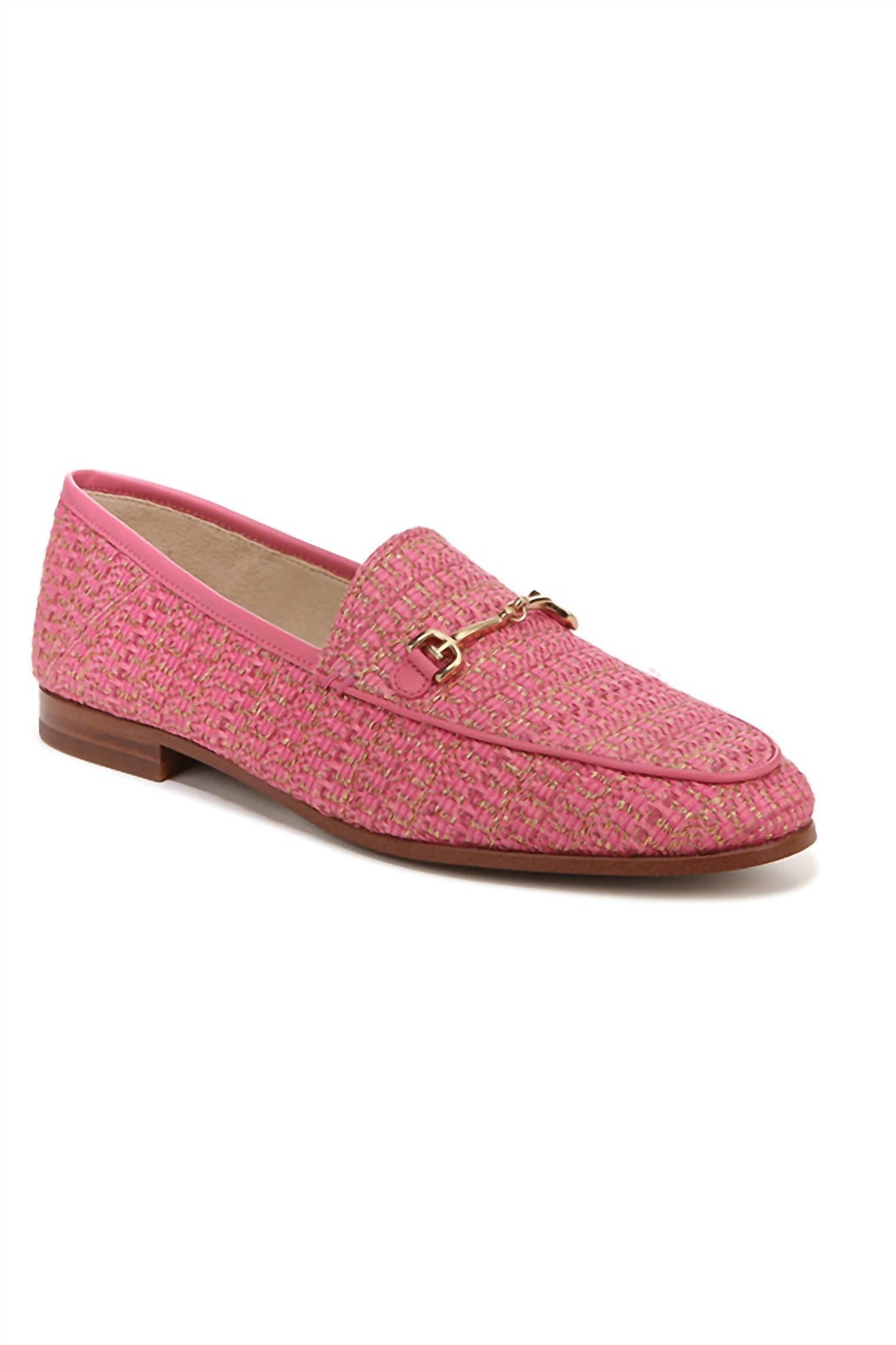Женские лоферы Loraine Bit в розовом цвете с букле Sam Edelman