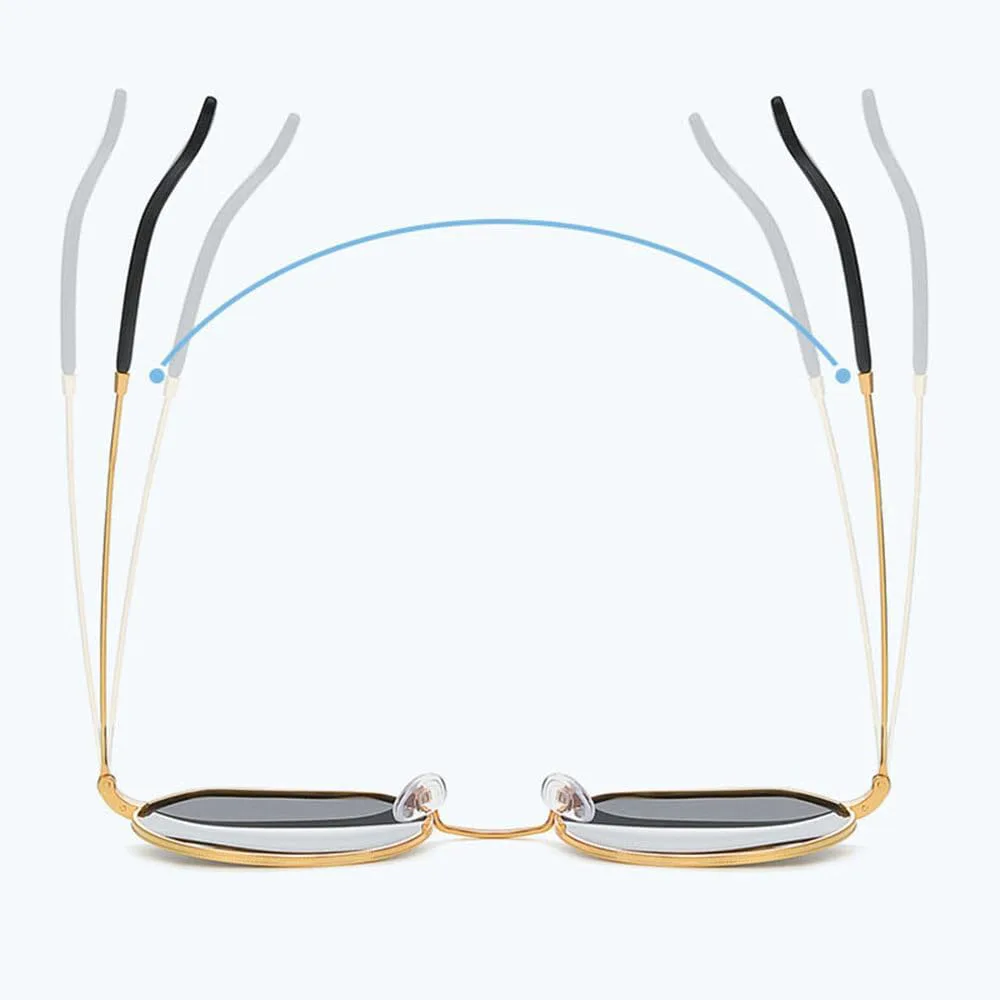 

Классические круглые солнцезащитные очки в маленькой оправе для женщин и мужчин, роскошные солнцезащитные очки в винтажном стиле стимпанк HVTVTLA, Gold Tea