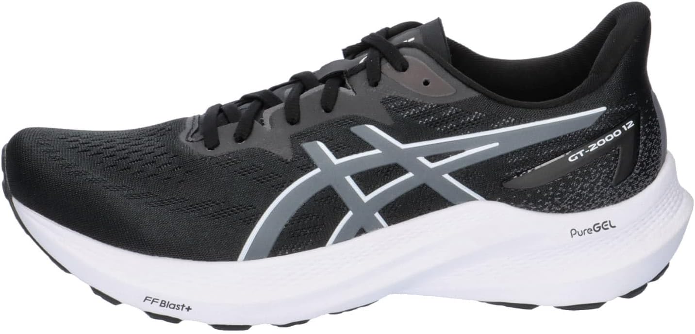 Мужские беговые кроссовки Asics GT-2000 12, черный/серый — фото 2