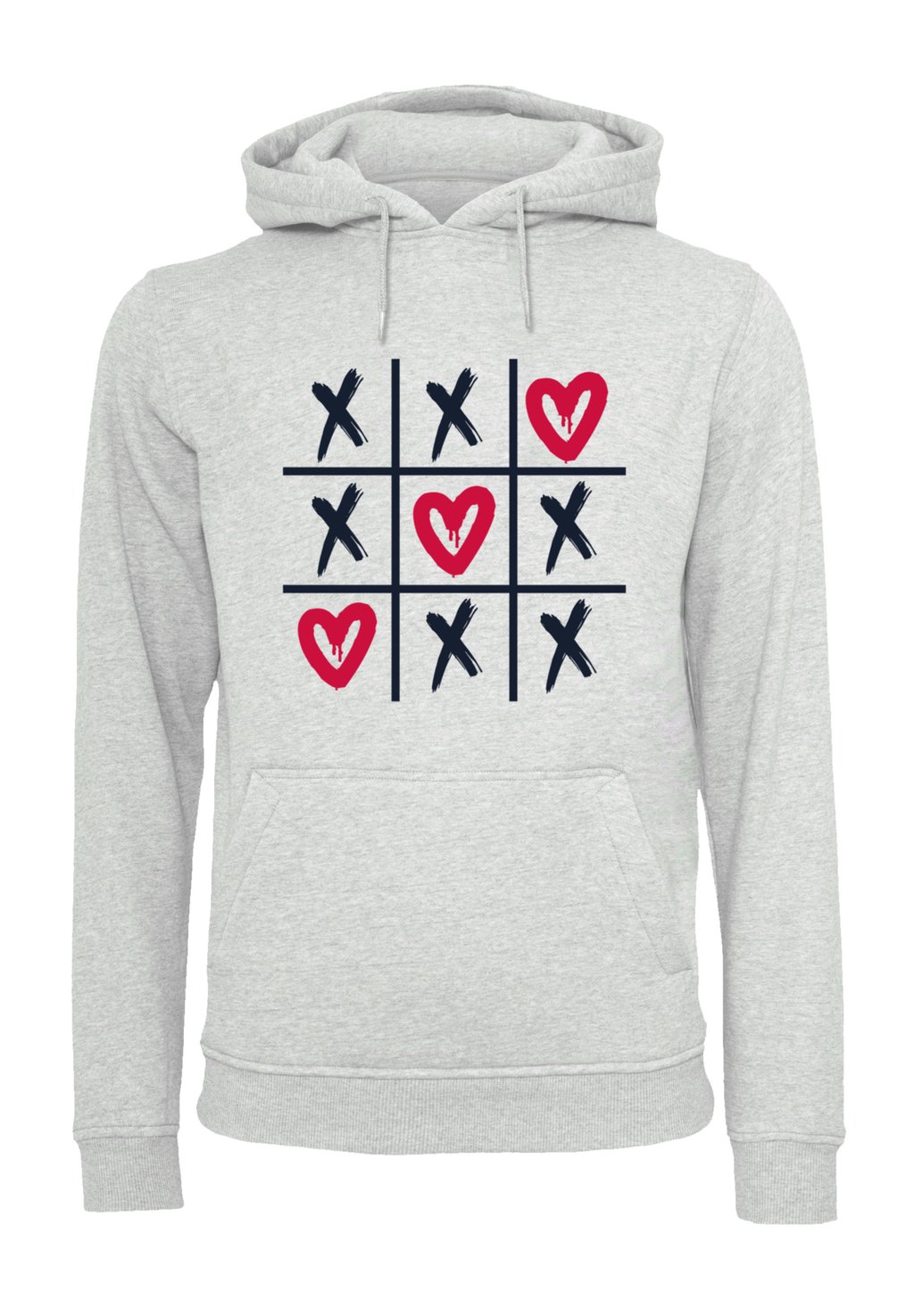 

Толстовка VALENTINSTAG HERZ TIC TAC TOE - Hoodie F4NT4STIC, серый