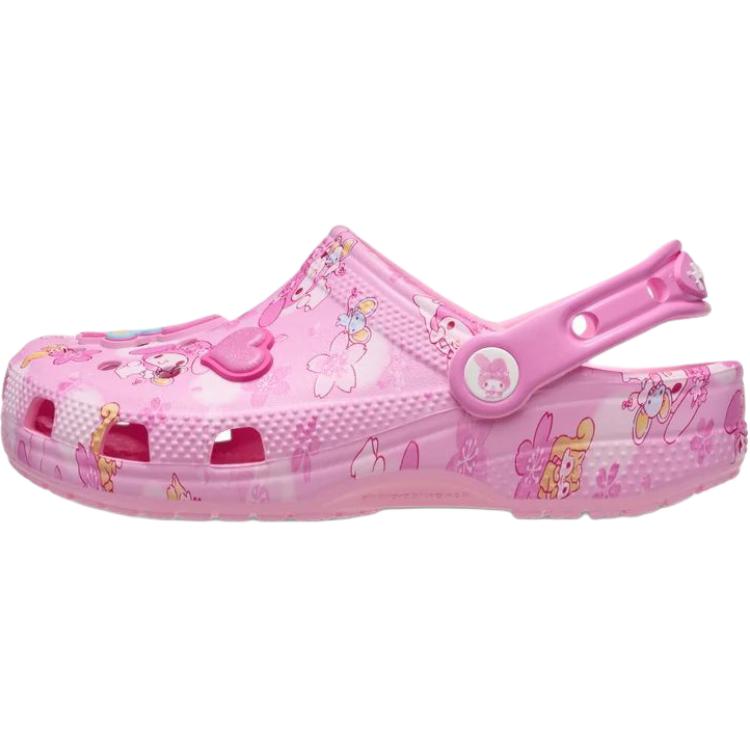 

Классические износостойкие низкие детские сандалии Clog Kids' Crocs, розовый