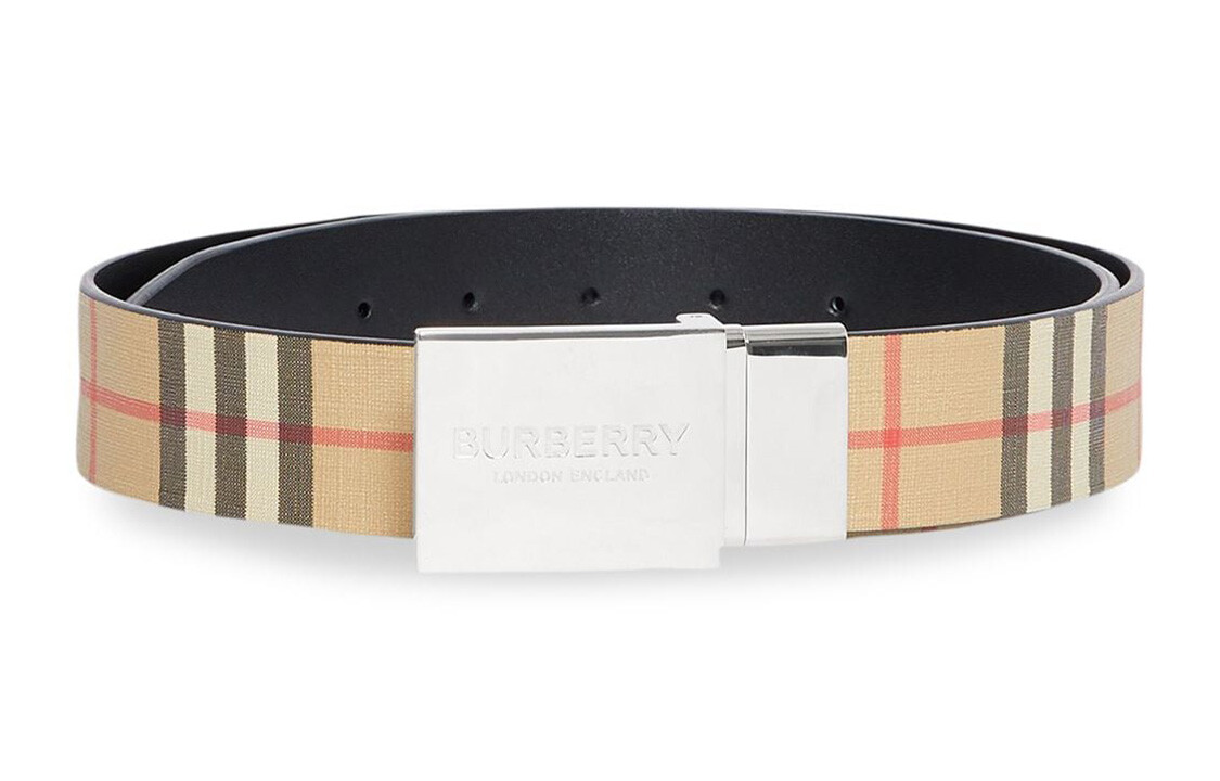 

Ремень мужской кожаный Burberry, светло-коричневый