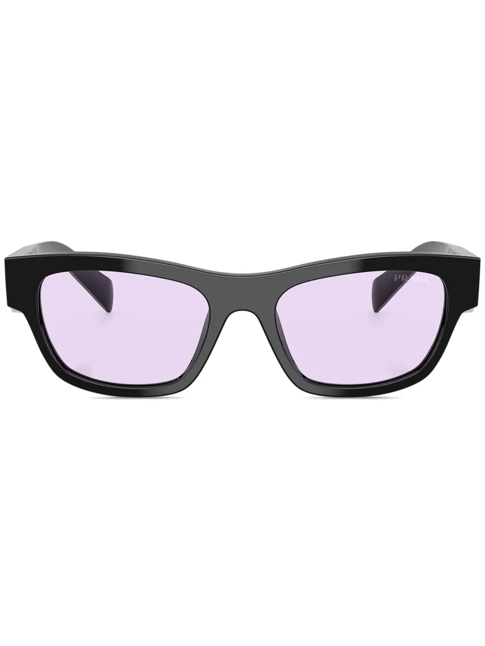 

Солнцезащитные очки в прямоугольной оправе Prada Eyewear, черный