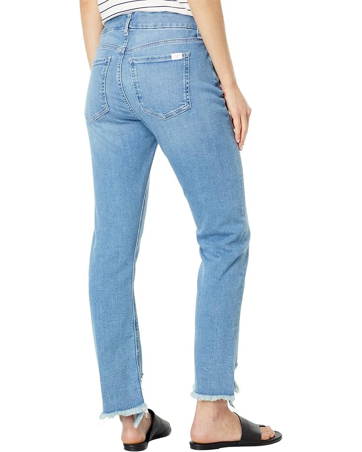 

Джинсы JEN7 Ankle Straight Destroy Hem in Abba, цвет Abba