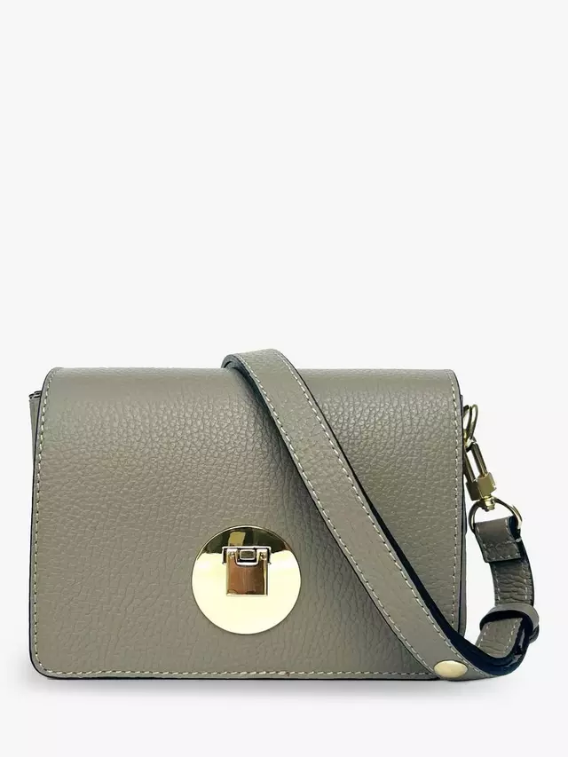 

Сумка кросс-боди Apatchy The Newbury Leather, цвет mushroom