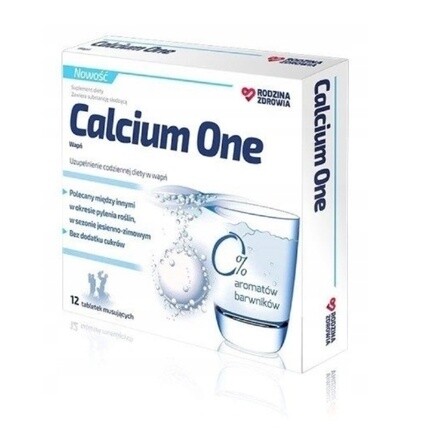 

Calcium One 12 шипучих таблеток Rodzina Zdrowia