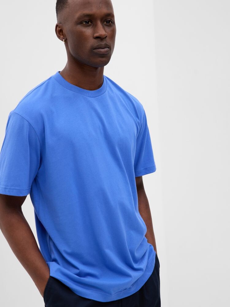 

Футболка из органического хлопка Gap, синий