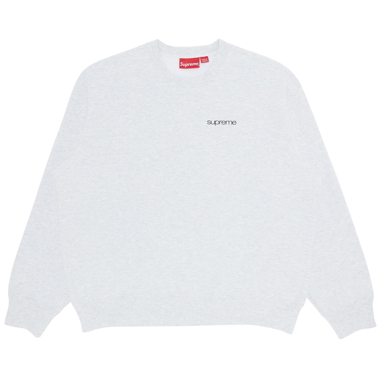 

Крюнек Supreme NYC Пепельно-серый
