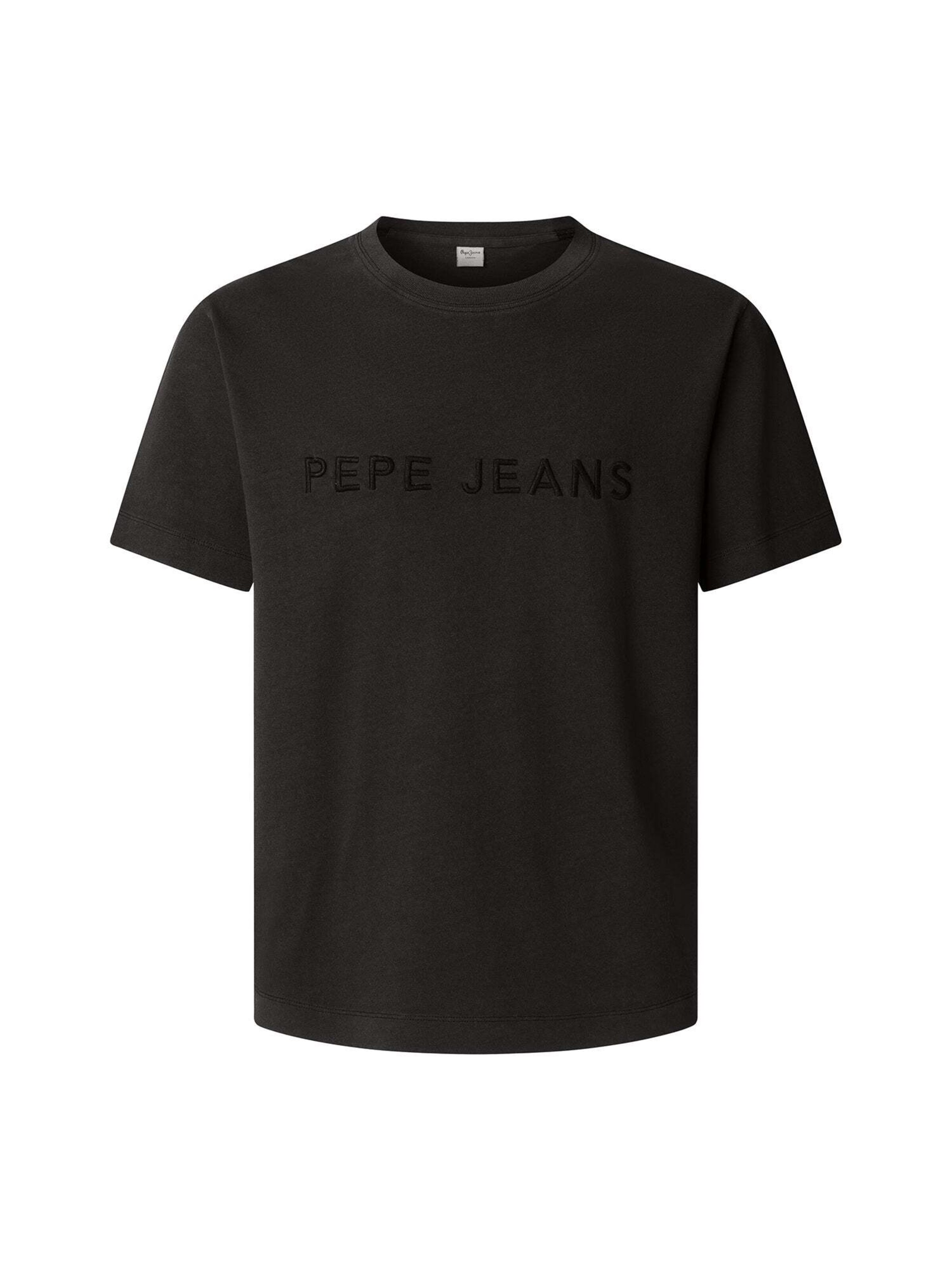 

Pepe Jeans Футболка 'MEYER TEE' в черном цвете