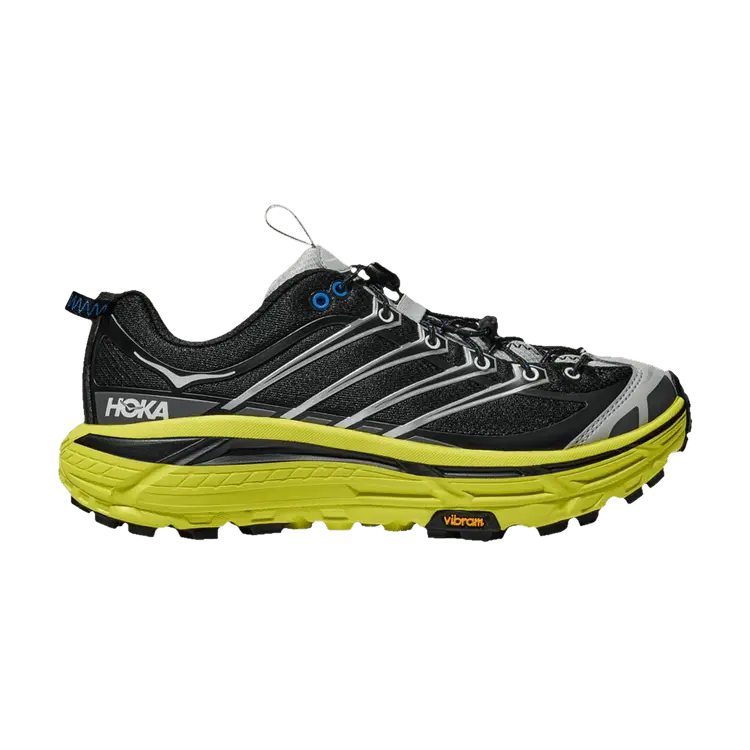 

Кроссовки HOKA Mafate Three2 Black Citrus, черный