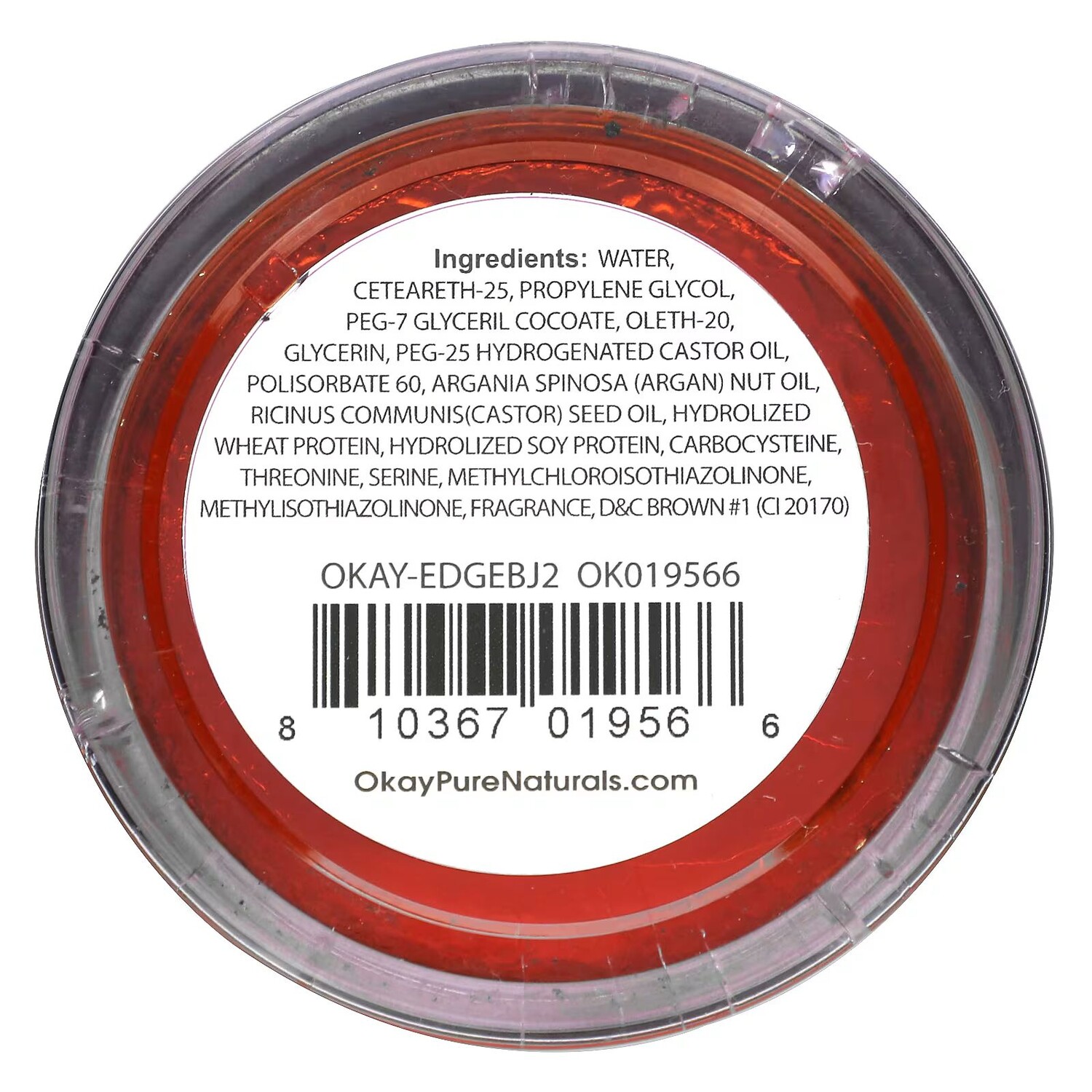 OK Pure Naturals, Полированные края с черным ямайским касторовым маслом, 2 унции (59 мл) Okay Pure Naturals — фото 2