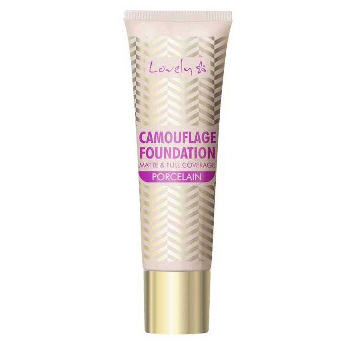

Тональная основа Base de Maquillaje Camouflage Foundation Matte & Full Coverage Lovely Makeup, 4 Beige
