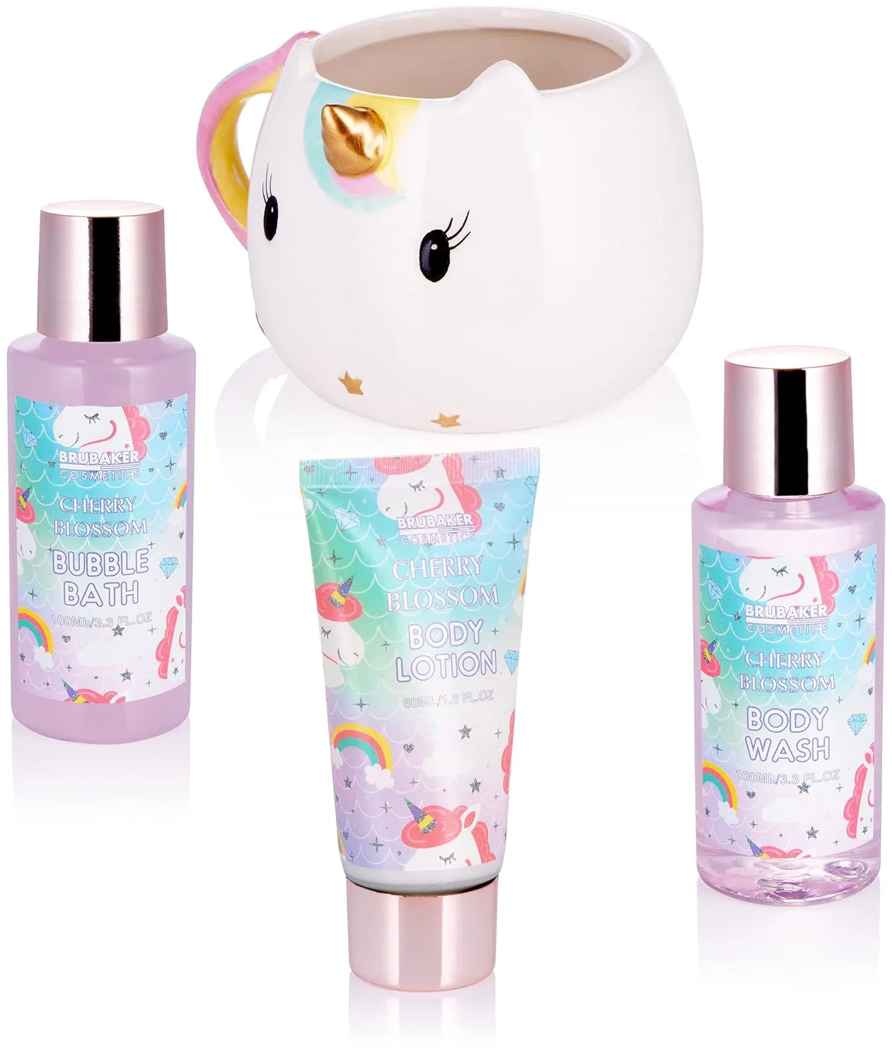 Набор для ванны и душа «Unicorn Cherry Blossom» от BRUBAKER Cosmetics Brubaker — фото 2