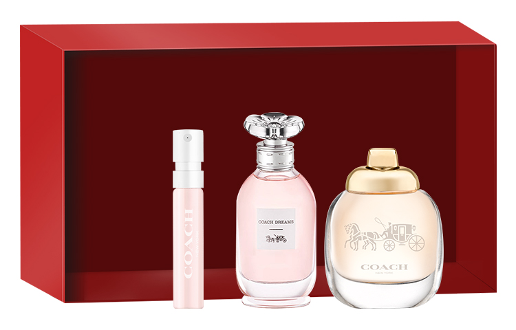 

Нью-Йорк Eau De Parfum + Dream Journey + цветочный фужер женские духи Eau De Toilette 4,5 мл*2 + 2 мл COACH