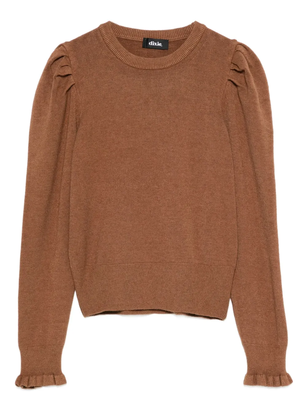 

Джемпер с объемными рукавами Dixie, коричневый