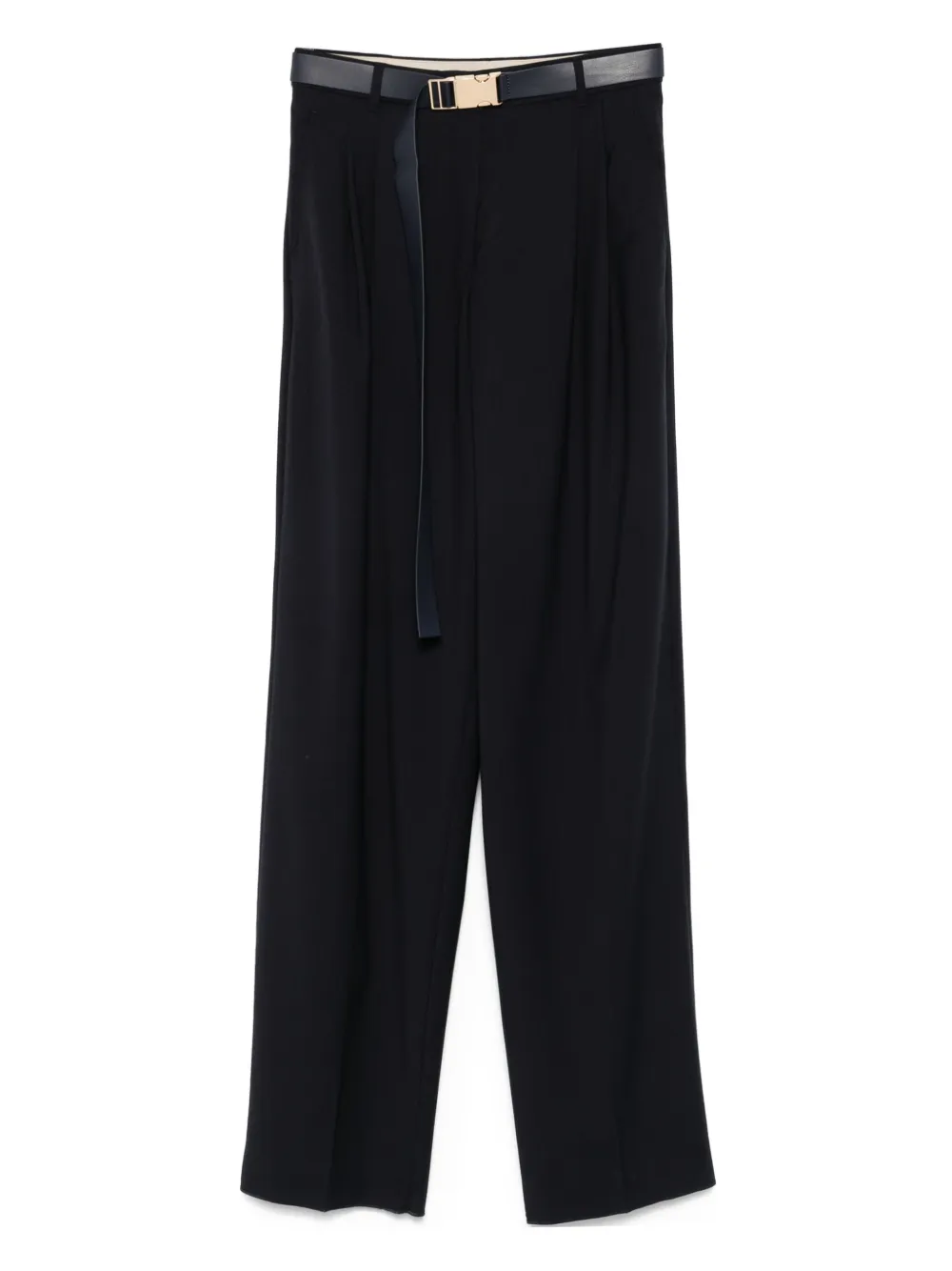 

Брюки с поясом MAX MARA, синий