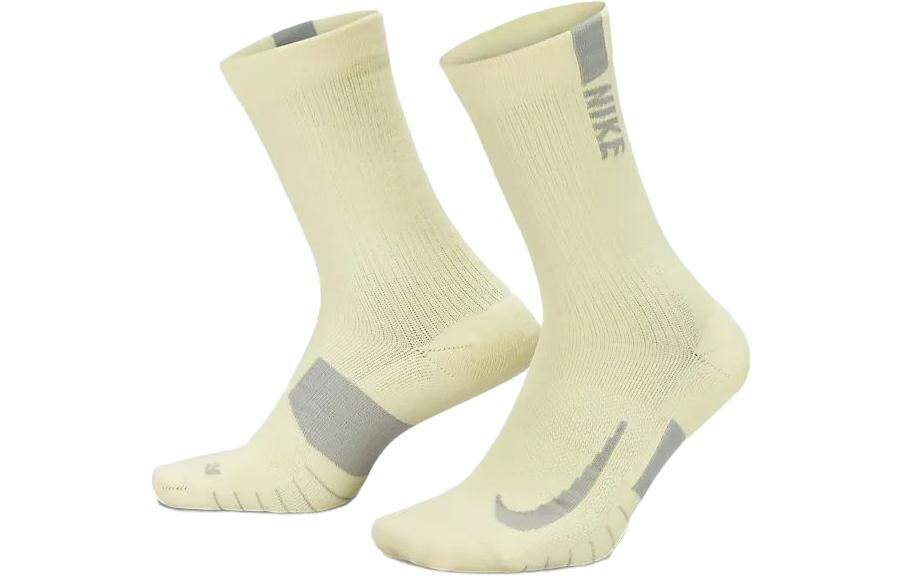 Носки до колена унисекс Nike, цвет 1 set of 2 double (multi-color + gray) — фото 3
