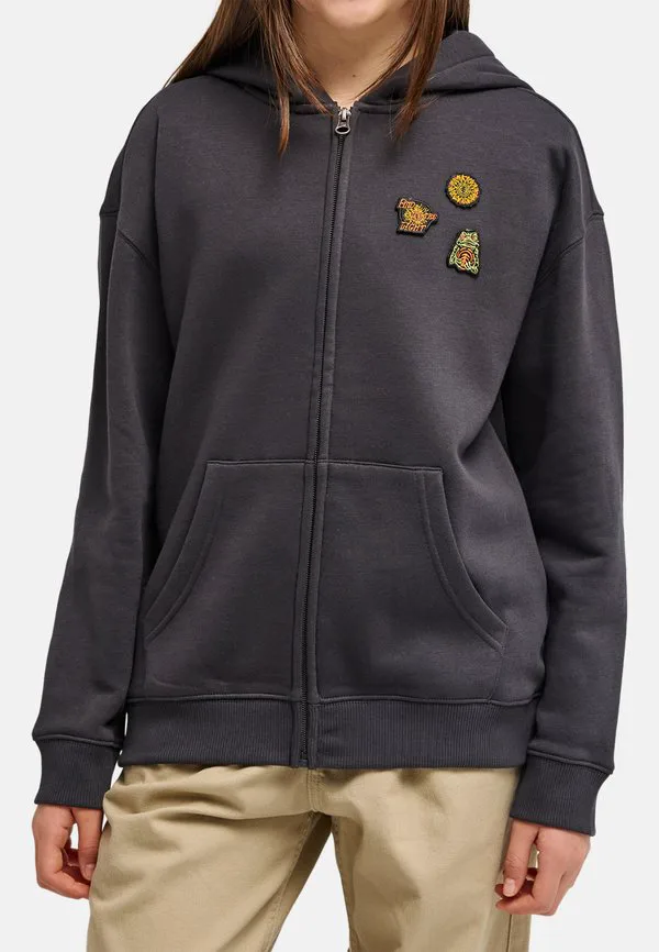Толстовка на молнии с вышивкой timber icon kapuzenpulli mit reissverschluss Element, Light Grey — фото 2
