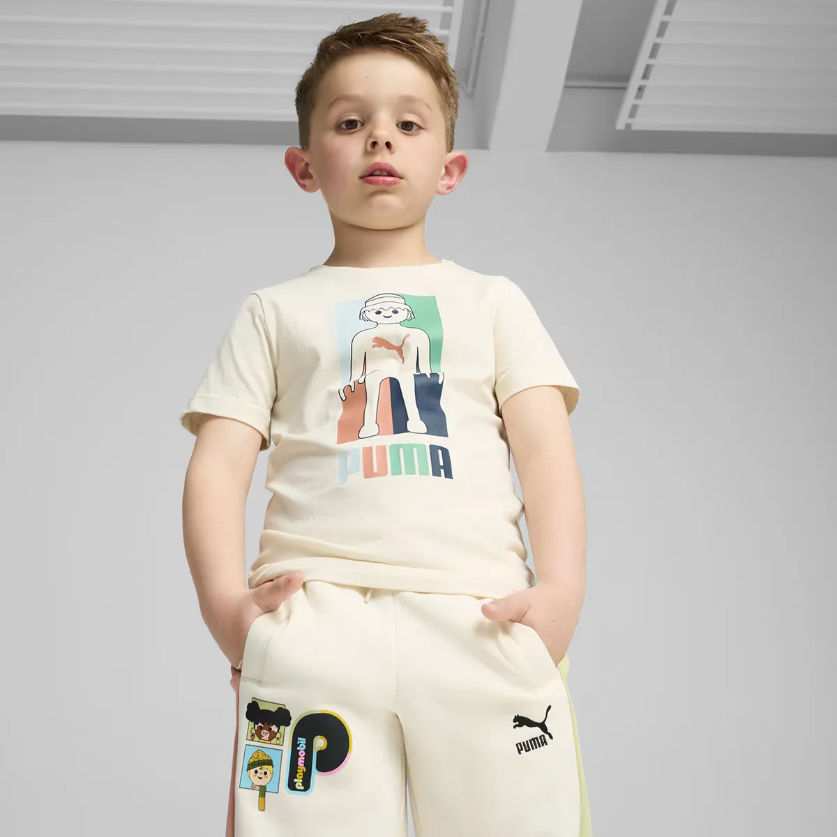 

PUMA X PLAYMOBIL Футболка Puma для детей, белый