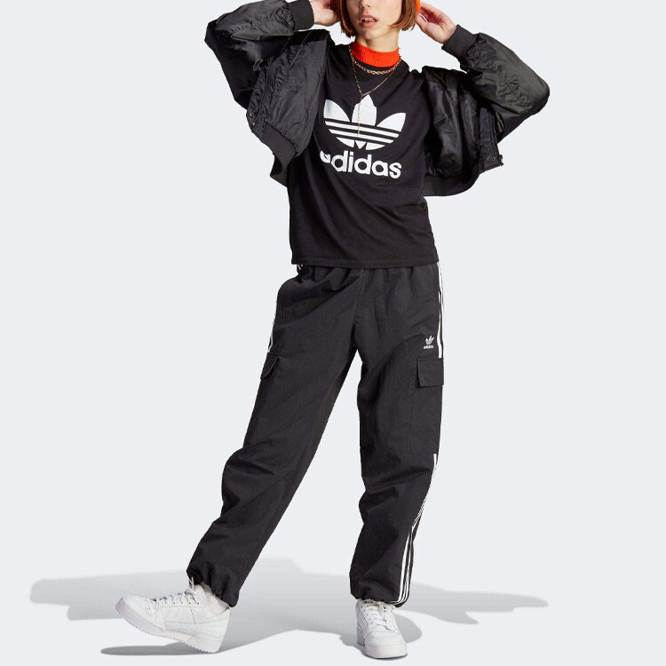 Футболка женская черная Adidas Originals — фото 4