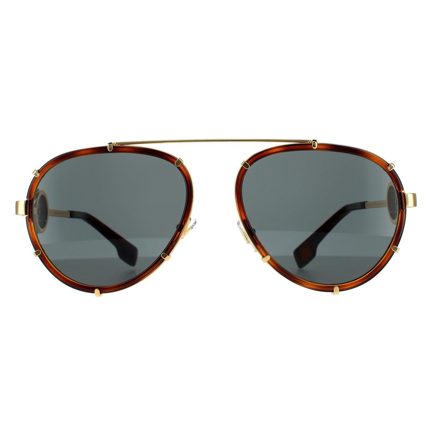 

Темно-серые солнцезащитные очки Aviator Havana Versace, коричневый