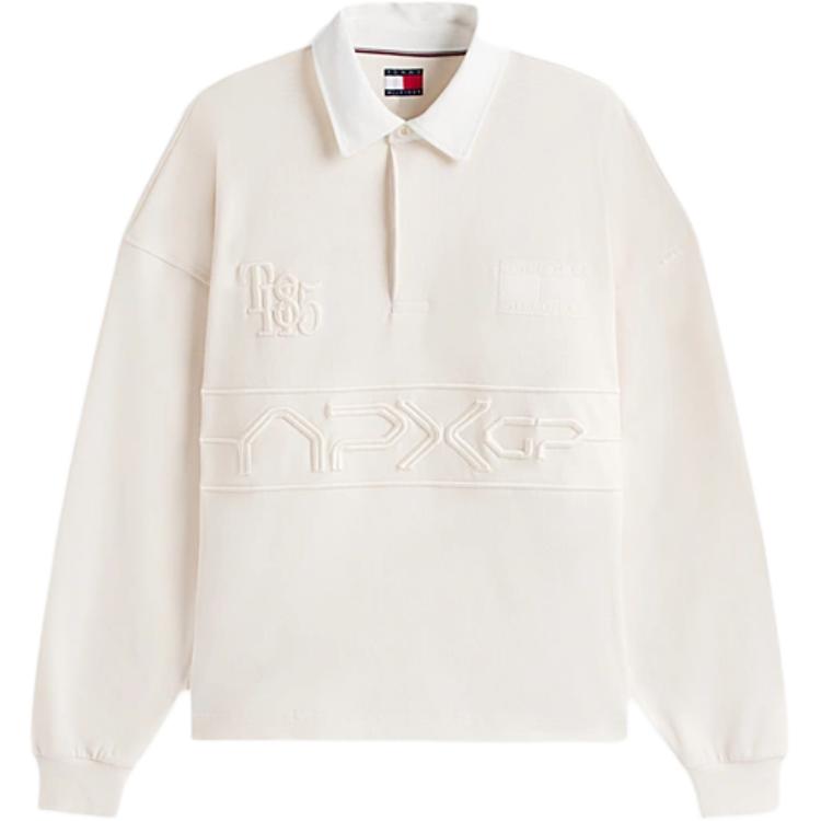 Футболка поло гоночной команды Tommy Hilfiger, слоновая кость