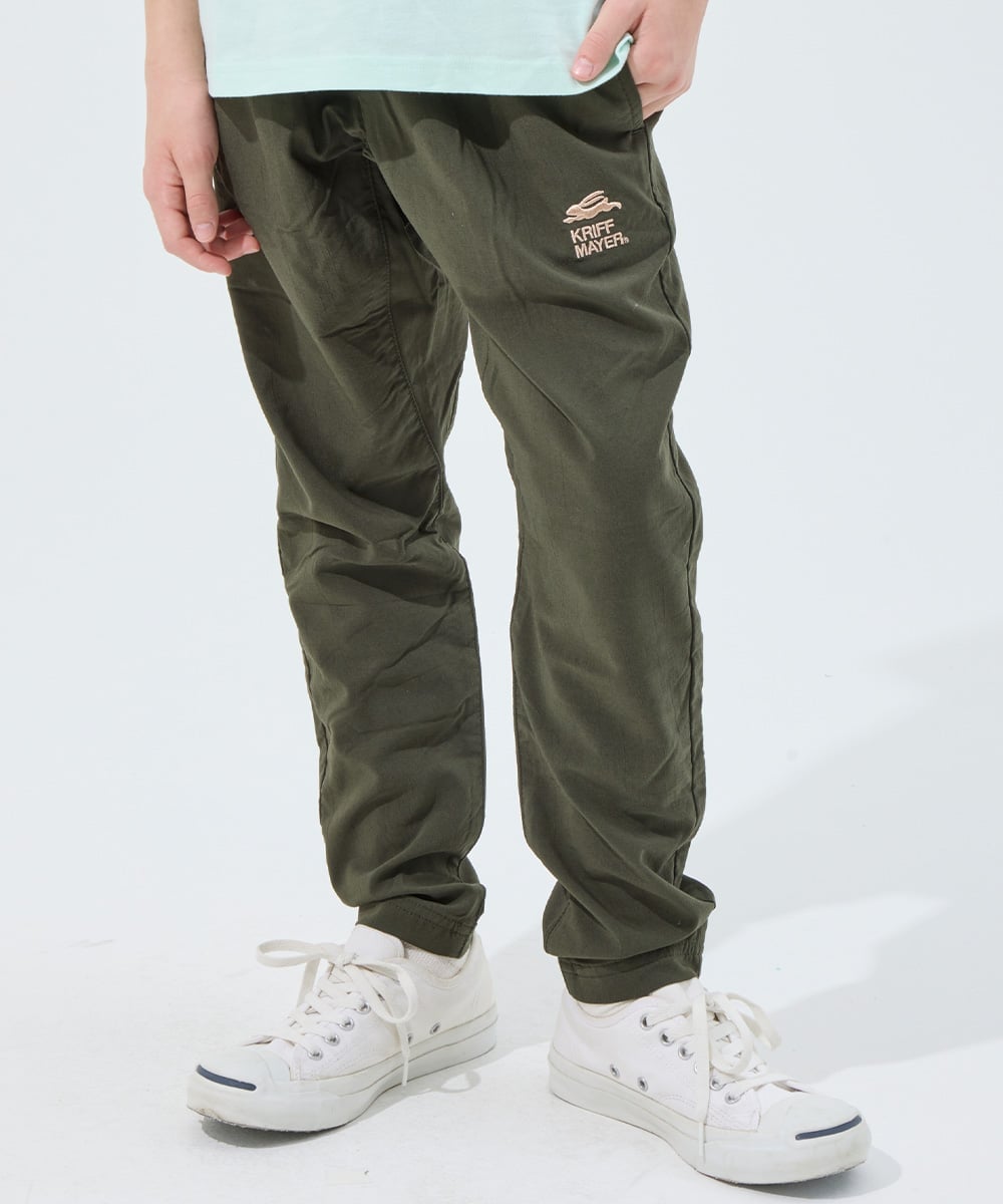 (К) Легкие эластичные брюки с ластовицей KRIFF MAYER, OLIVE GREEN