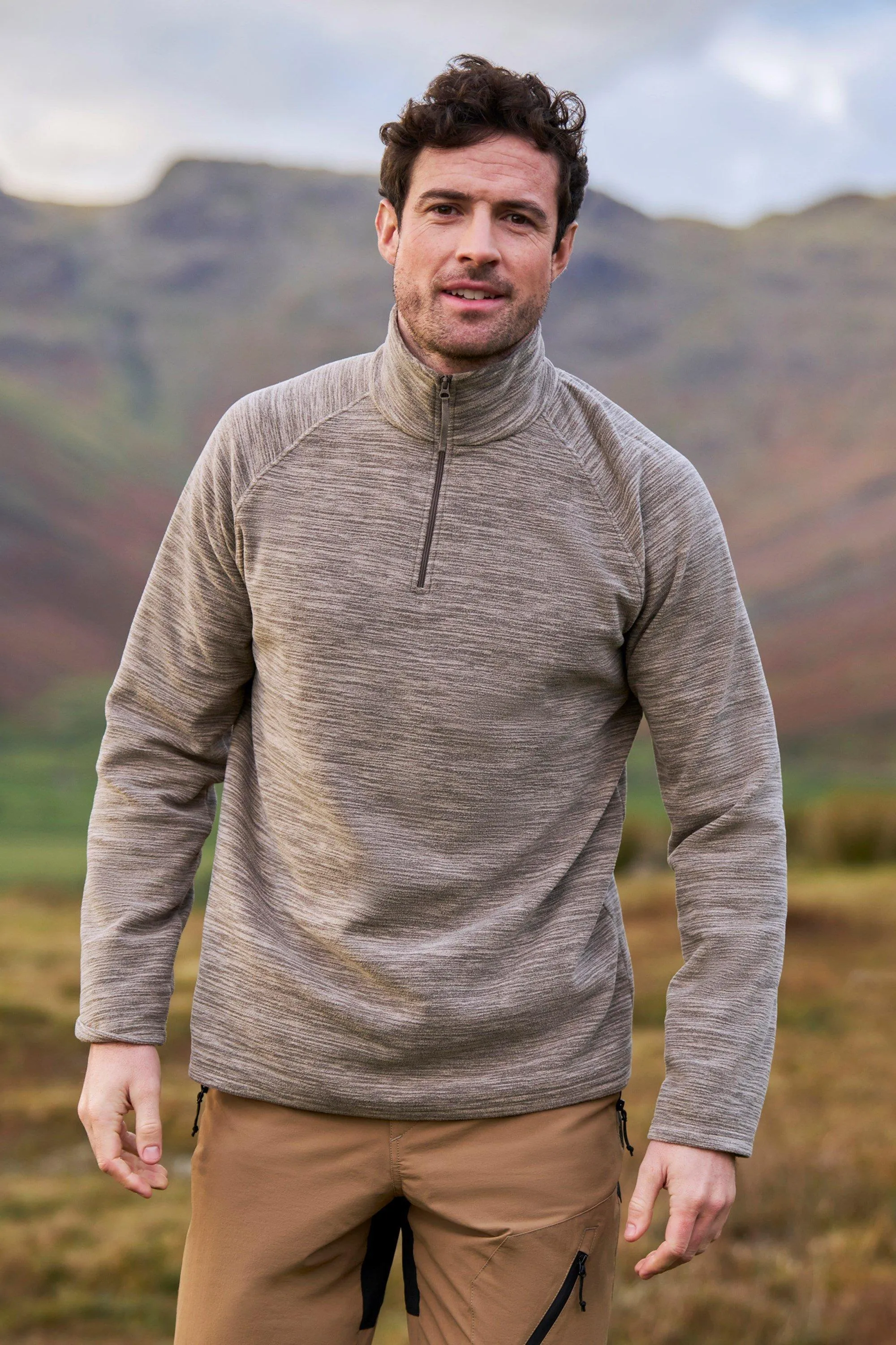 

Дышащий флис Snowdon Micro Mountain Warehouse, бежевый