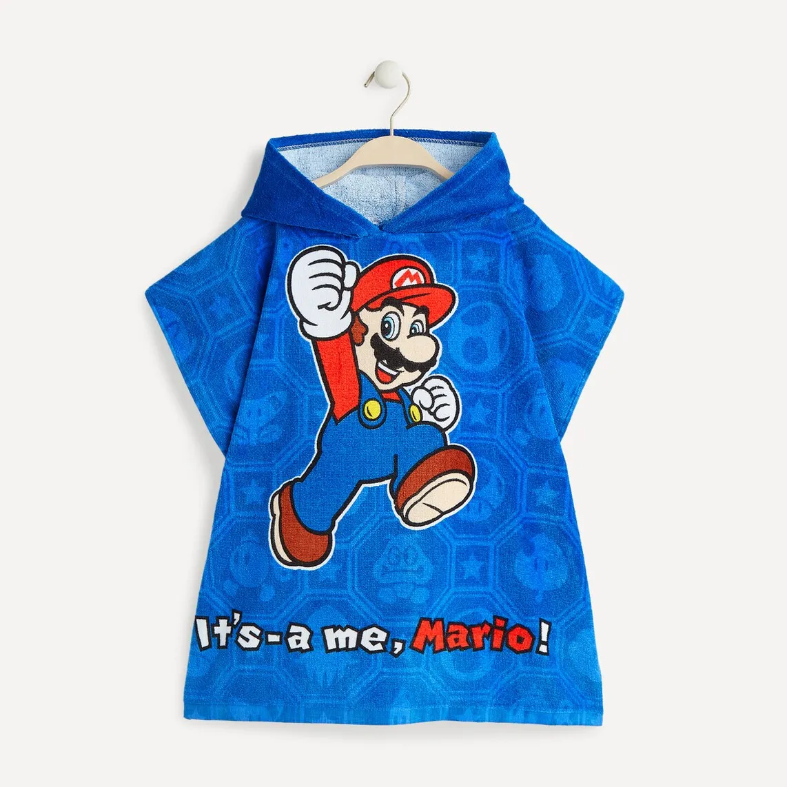 

Детское пляжное пончо Super Mario B Nintendo, синий