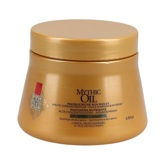 

Дисциплинирующая маска для густых волос, 200 мл L'oreal Professionnel, Mythic Oil, L'Oréal Professionnel