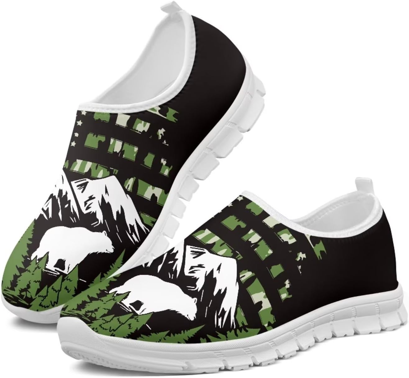 

Мужские слипоны кроссовки повседневные для путешествий и прогулок, плоские, противоскользящие, для активного отдыха и бега, низкие лоферы, размеры США 5-14 Qoiuvncy, Mountain